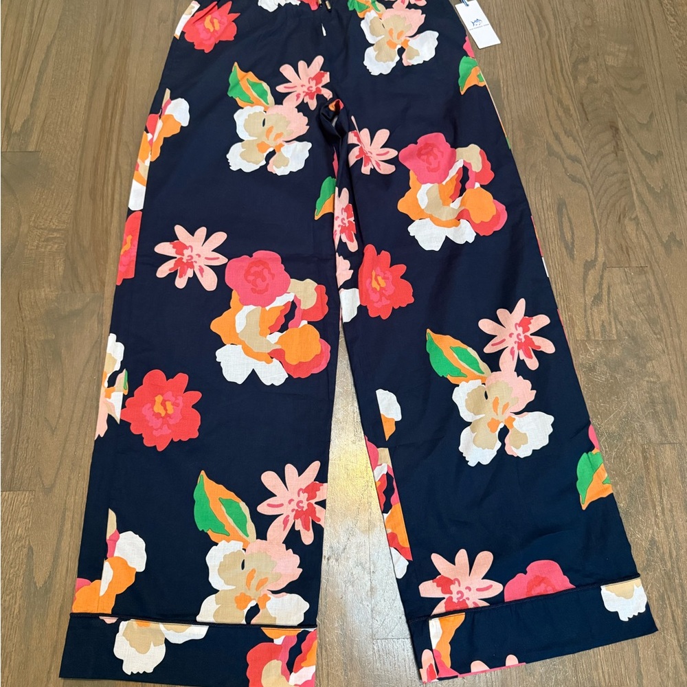 Southern Tide Wide Leg Pants in Pink and Blue